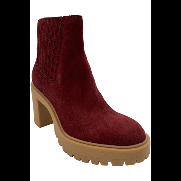 Dolce Vita Shoes - Dolce Vita Waterproof Leather Boots Caster H20 Maroon - Medium